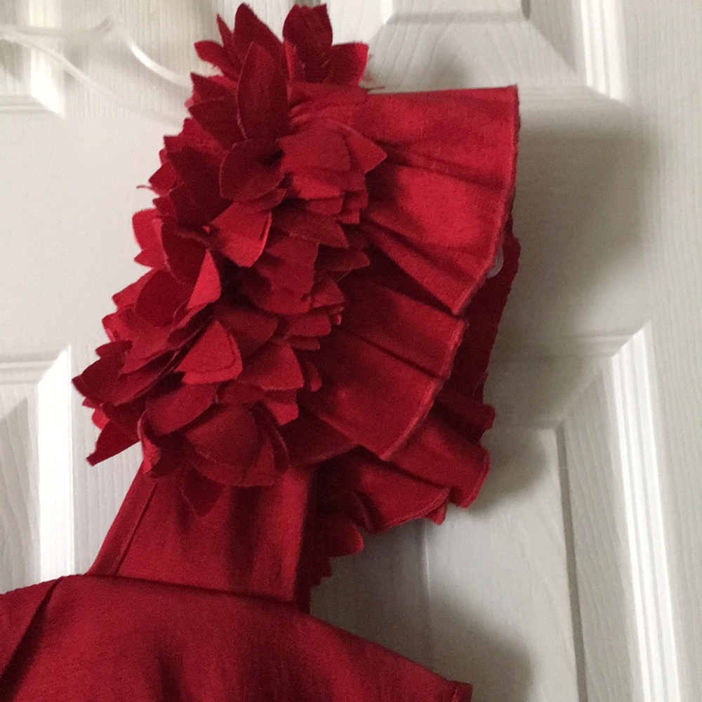 Red Party Dress - Picture 3 of 4